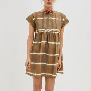 Short Dresses - Short Brown Dresses - Vintage Style