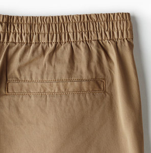 Pantalones Cortos Bermuda para Hombre, Talla Grande, Cintura Media, Color Sólido, Algodón, con Cordón Ajustable y Bolsillos - Product Image 2