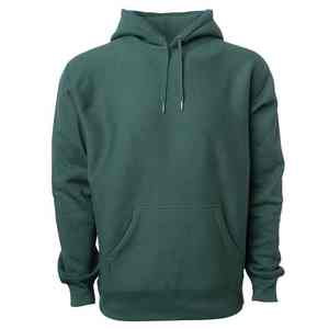 Sweat-shirts personnalisés à manches longues pour hommes, écologiques, couleur unie sur le devant, service OEM, impression par transfert thermique, méthode de tricotage et de tissage - Product Image 1