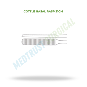 เครื่องมือผ่าตัดจมูก Cottle Nasal Rasp ขนาด 21 ซม. สำหรับศัลยกรรมตกแต่งจมูกและขูดกระดูก - Product Image 2
