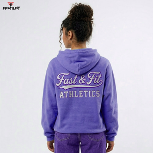 Novedad: Sudadera con Capucha de Punto Oversize Estampada para Mujer, Forrada, Transpirable, con Logo Frontal, Estilo Casual Urbano, Temporada Otoño-Invierno - Product Image 2