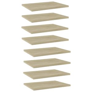 Tavole da libreria 8 pezzi 15.7 "x 11.8" x 0.6 "in legno ingegnerizzato - Product Image 1