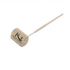 Top Product Nude glitter Powder Coated Color / <b>Square</b> Shape And Eyelash Extension <b>Mirror</b> And Diamond Grip Handle - Product Image 3