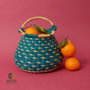 Cesta Bolga de Seagrass Hecha a Mano en Oferta, Cesta de Almacenamiento Multiusos, Venta al por Mayor, Vietnam ARTEX QUANG PHU - Product Image 6