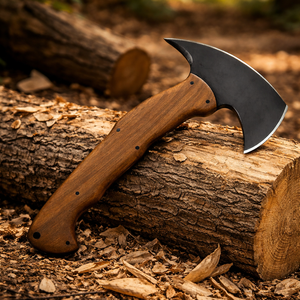 Hache tactique multifonctionnelle portable pour l'extérieur, idéale pour couper du bois, fendre du bois, et comme marteau-tomahawk. - Product Image 3