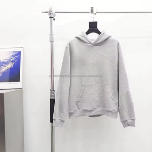 Haute qualité poids lourd 100% coton pull hommes sweats à capuche hiver Streetwear survêtements bouffée impression à capuche - Product Image 4