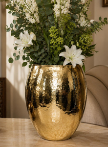Modern American Design Artificial Flower <b>Vase</b> Planter Customized Design Floor Home Garden Aluminum <b>Copper</b> Brass Powder Coated - Product Image 3