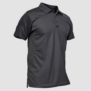 Vente en gros de T-shirts Polo de golf pour hommes, personnalisables avec logo brodé, 100% polyester, manches courtes, uniforme de design - Product Image 3