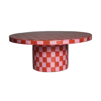 Support à gâteau en bois d'acacia durable avec couvercle en acrylique incassable, antiadhésif, écologique et fait main, au meilleur prix
