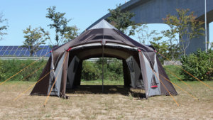 Tente de camping CHAMPIOM(A) pour 4 personnes, type étendu, une chambre, un salon, grand espace, maille imperméable, hiver, quatre saisons - Product Image 2