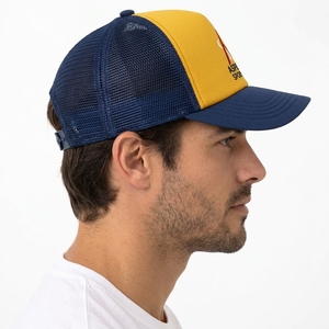 Casquette de camionneur personnalisée avec dos en maille respirante, fermeture snapback réglable, design léger, ajustement confortable, idéale pour les vêtements de travail en extérieur - Product Image 6