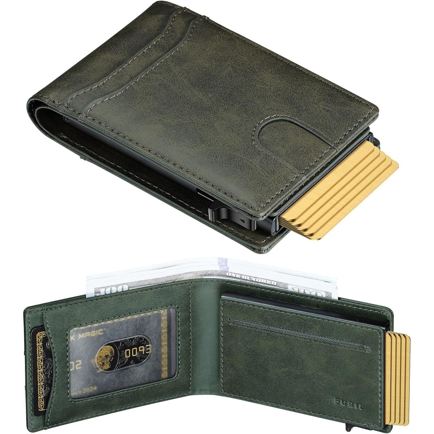 Color cuero verde azulado