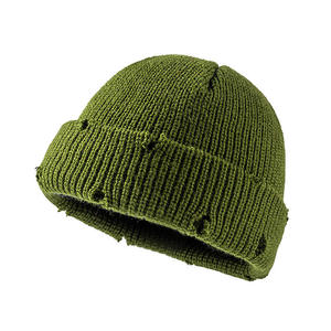 <b>Winter</b> Knit Beanie Hat Custom Logo Soft Acrylic Ribbed Skull <b>Cap</b> <b>for</b> <b>Men</b> Women Unisex OEM Wholesale Supplier USA - Product Image 4