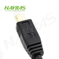 Kabel Data Pengisian Daya Komputer Kompatibel Kamera, USB A ke Micro USB Male, Berlapis PVC, OEM ODM