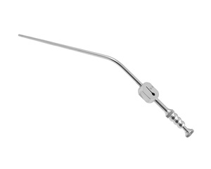 Cánula de succión neuroquirúrgica Fukushima Teardrop con punta de bola, instrumento quirúrgico de acero inoxidable de grado quirúrgico premium - Product Image 1