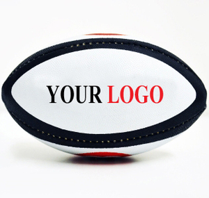 Pelota de Rugby de cuero inflable personalizada al por mayor 2024 mejor fútbol indio con diseños personalizados y calidad de combinación de colores - Product Image 4