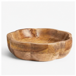Tazón de Madera de Mango Tallado a Mano de Primera Calidad, Ecológico, Decorativo, para Servir Frutas y Ensaladas, Utensilios de Cocina Modernos y Clásicos - Product Image 5