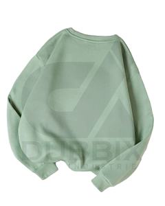 Sudadera con estampado Uni-Sex Estilo cómodo 100% Poliéster Diseño de pegatina personalizable Color Logo Ringer Sudadera - Product Image 2