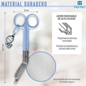 Producto de Moda, Tijeras Manuales Resistentes de Acero Inoxidable para Vendajes, Equipo Médico de Emergencia Quirúrgica y de Primeros Auxilios - Product Image 4