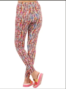 High Waist Full Length Printed Yoga <b>Leggings</b> Women Colorful <b>Pattern</b> Spandex/Nylon Four-Way Stretch Lightweight Elastic Waist - Product Image 5