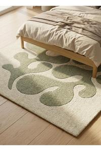 Tapis en laine tufté floral moderne fait main, de luxe, imperméable, doux et moelleux, pour l'exportation - Product Image 3