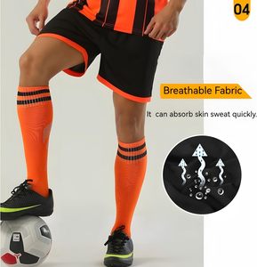 Maillots de football personnalisés unisexes pour adultes, impression par transfert thermique, ensemble court, séchage rapide, respirant, vêtements de sport pour équipe - Product Image 5