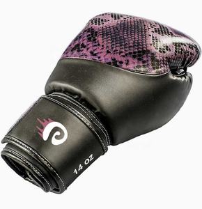 Guantes de boxeo con logotipo personalizado Heavy Fighter Guantes profesionales de cuero PU con empuñaduras al por mayor para gimnasios - Product Image 2