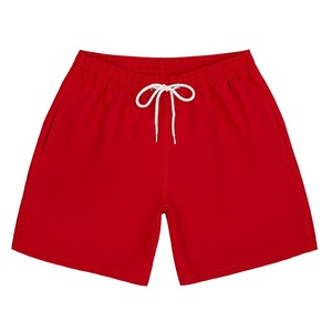 Shorts de Baño Negros para Hombre, Cintura Alta, Cierre con Cordón, Ecológicos, Transpirables, Antiarrugas, de Secado Rápido, para Gimnasio - Product Image 4
