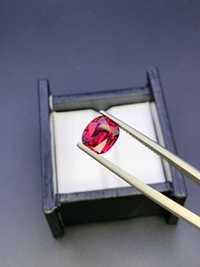 Gema de Granate Natural Suelta, Corte Ovalado Rojo Intenso, Calidad Fina, Piedra de Nacimiento de Enero, Suministro para Joyería - Product Image 5