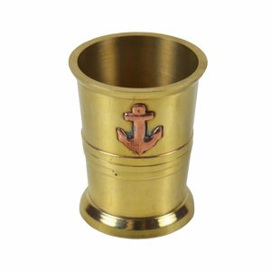 Verres à shot en laiton faits à la main, artisanat artisanal, pour whisky et tequila, pour la maison, les bars, les restaurants, décoration de cuisine - Product Image 2