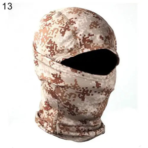 Unisex <b>Silk</b> Screen Printed Digital Camouflage <b>Balaclava</b> Full Face Mask Breathable Waterproof Polyester Outdoor Adult 56-58CM - Product Image 3