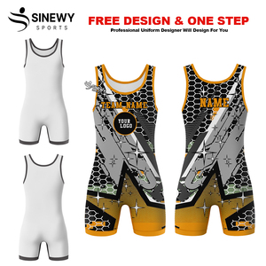 Unisex Custom Wrestling Singlet Personalized Classic Uniform for Adults <b>Professional</b> Package Combo Spandex/Polyester Stretch - Product Image 5