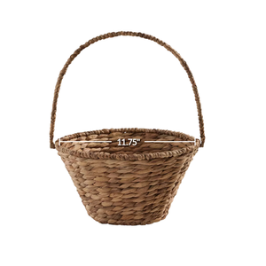 Handwoven Medium Water Hyacinth <b>Baskets</b> for <b>Gift</b> Packing Farmhouse <b>Basket</b> for <b>Easter</b> Christmas Halloween from Vietnam - Product Image 5