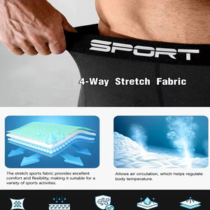 Ropa Interior Masculina al por Mayor, Pantalones de Compresión para Ciclismo, Secado Rápido, Fitness, Boxeo, Entrenamiento y Running - Product Image 5