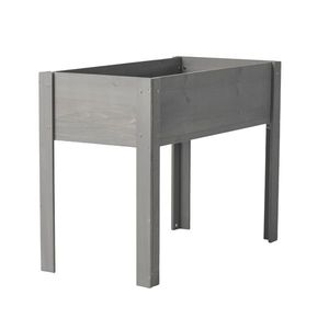 Jardinera Elevada de Madera con Patas para Cultivo de Plantas en Exteriores, para Flores, Frutas, Verduras y Hierbas - Product Image 4