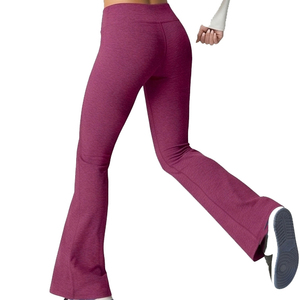 Leggings acampanados para mujer, pantalones de yoga y fitness de secado rápido, leggings acampanados de cintura alta, pantalones de compresión para mujer - Product Image 2
