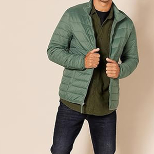 Chaqueta Bomber Casual para Hombre de Alta Calidad al por Mayor, Chaqueta de Invierno con Capucha, Relleno de Algodón, Tejido de Lana, Reflectante, Grosor Estándar - Product Image 2