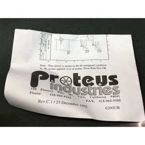 Interrupteur de débit de liquide Proteus série 100 100C24, 127380 - Équipements et pièces semi-conductrices d'occasion fiables à l'échelle mondiale chez - Product Image 5