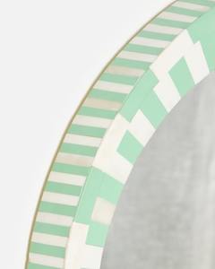 Miroir mural de haute qualité avec cadre en os incrusté, miroir mural traditionnel avec incrustations en os pour la décoration de la maison, cadre de miroir en os incrusté - Product Image 5