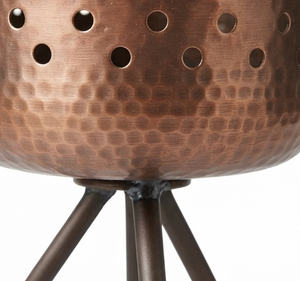 Jardinière en cuivre avec support en fer, pot de jardin, pour hall d'accueil de mariage, balcon personnalisé, design classique - Product Image 2