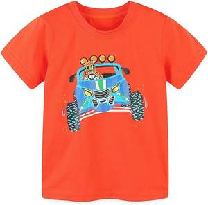 Camisetas Estampadas Transpirables para Niños, Ropa de Algodón, Camisetas Estampadas para Niños y Niñas, Bebés y Niños Pequeños - Product Image 3