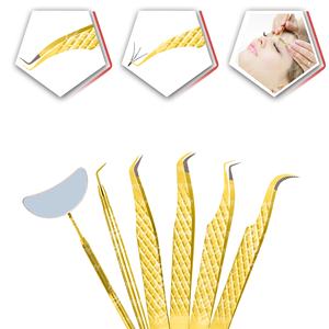 Tijera de corte de punta fina ultra afilada para dar forma a pestañas limpias Pinzas de alta calidad para el cuidado de pestañas y cejas sin esfuerzo - Product Image 4