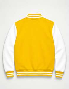 ZEDDISH CLOTHING Abrigo Varsity Premium de Invierno para Hombre, Mezcla de Lana, Moda Urbana, Prenda Exterior Informal, Cuello en V, Logotipo Personalizado en la Parte Delantera - Product Image 2