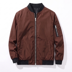 Chaqueta Ligera Casual de Primavera para Hombre, Cortavientos, con Cierre, Forro y Bolsillos - Product Image 1
