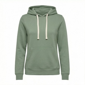 Women Custom Pullover Hoodie Casual Streetwear <b>Drop</b> Shoulder Anti Pilling Breathable Lightweight High Quality Sweatshirt - Product Image 1