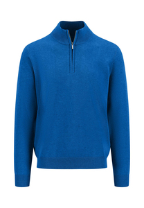 Novedad 2025: Sudadera acolchada de punto para hombre con cremallera de un cuarto, cuello simulado y manga larga, transpirable, ideal para otoño. - Product Image 2