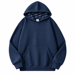 Sudadera con Capucha Extra Grande Personalizada para Hombre y Mujer, Sudadera de Algodón y Felpa, con Bolsillo Tipo Canguro, Ropa Casual de Invierno - Product Image 5