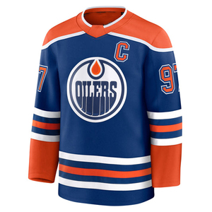Maillots de hockey sur glace personnalisés, uniformes d'équipe professionnels, impression numérique, respirants, 100% polyester, ensembles à manches courtes, vente en gros - Product Image 4