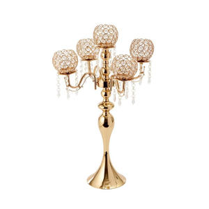 Candelabro Decorativo Navideño de Hierro Plateado de Alto Brillo, sin Llama, para Decoración de Sala de Estar de Lujo - Product Image 4