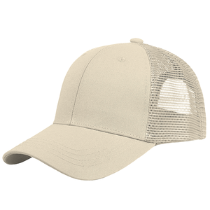 <b>Velcro</b> <b>Strap</b> 6 Panel Foam Trucker Hat Unisex Mesh Back Flat Brim Low Profile Sports OEM Custom Logo Foam Trucker Hats Headwear - Product Image 1